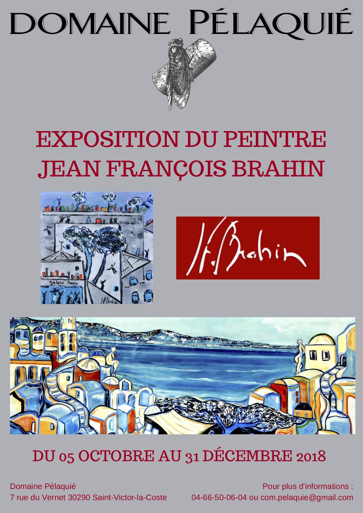 Exposition de l'artiste Jean-François Brahin