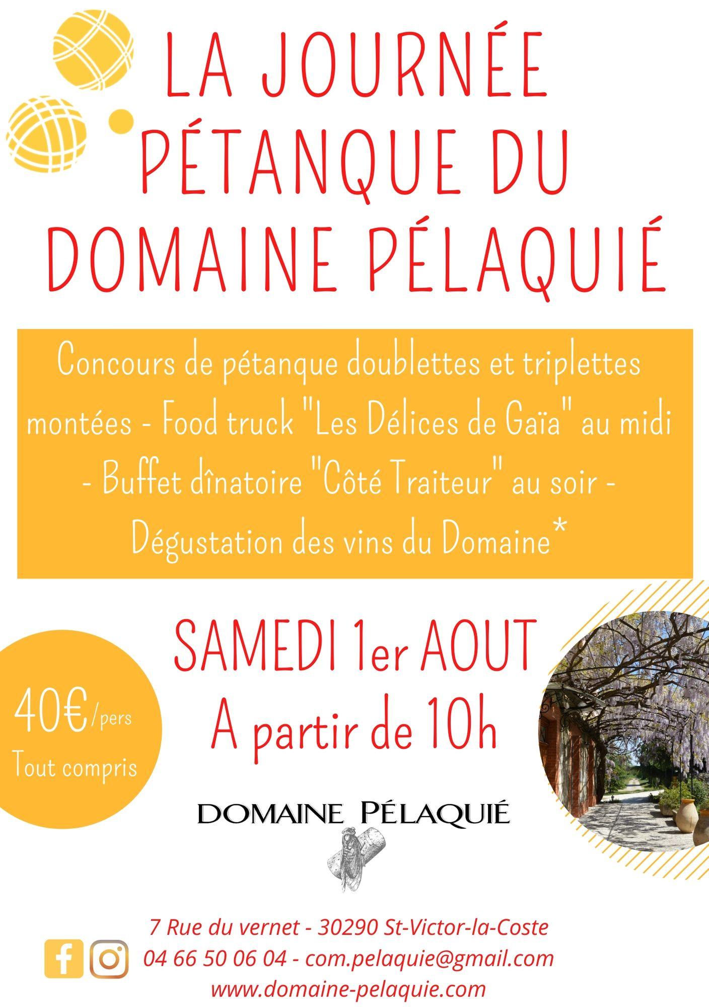 La Journée Pétanque du Domaine Pélaquié